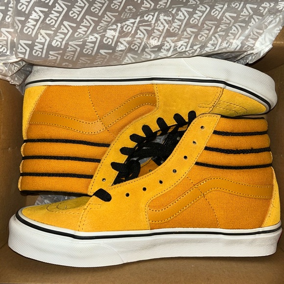 Vans SK8-Hi Sport Stripes Cadmium yellow Black. - Picture 5 of 8